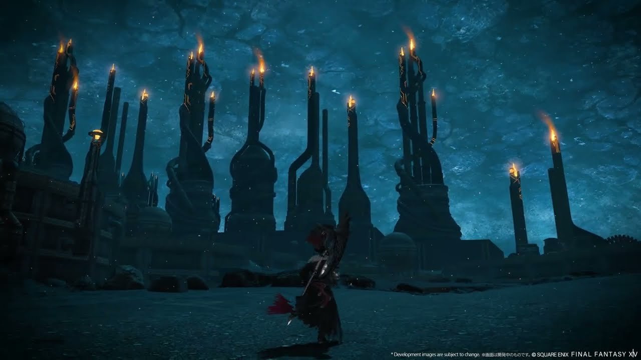 As fundições e rios de metal derretido de Hringhorni (Divulgação/Square Enix)