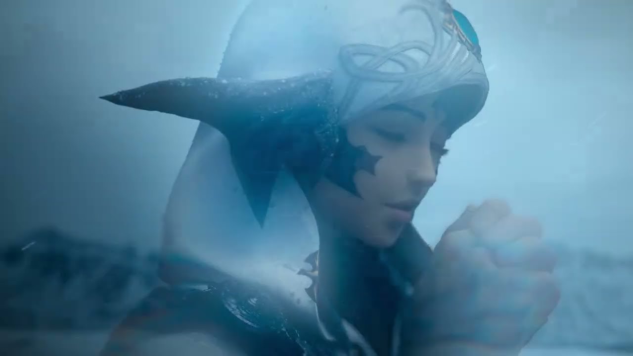 Cena do trailer estendido de Evercold, expansão que recebe a raid de Final Fantasy VII (Divulgação/Square Enix)