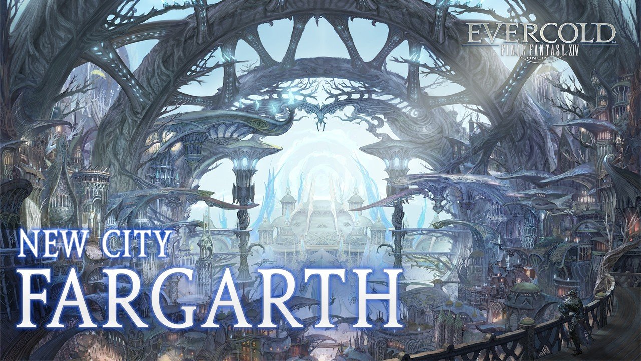 Fargarth, a nova cidade principal (Divulgação/Square Enix)